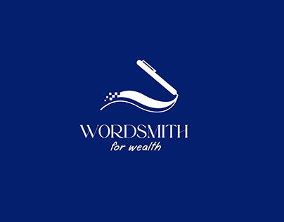 Wordsmith For Wealth Logo Design