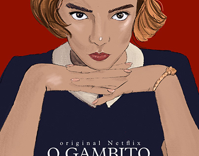 Folder da série "O Gambito da Rainha"