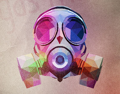 Máscara de Gás Poligonal