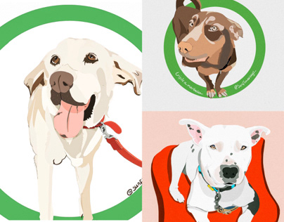 Art of our furry buddies in the animal shelters