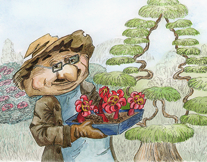Watercolor Illustratoin for childrens book