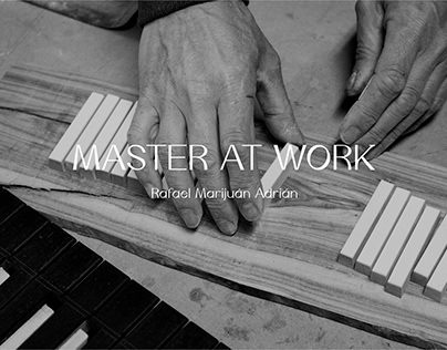 Master at work. Photo book