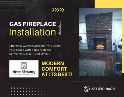 Gas Fireplace Installation Houston