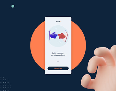 Touch! App Landing Page