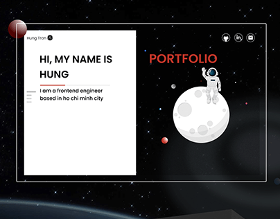 Portfolio website for Developer