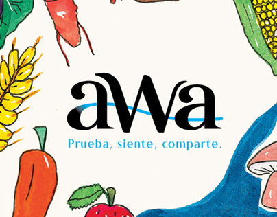 AWA. Branding restaurante.