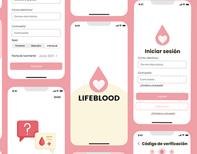 LifeBlood - Diseño UX/UI