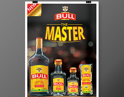 Bull Gin/Bull Rum poster
