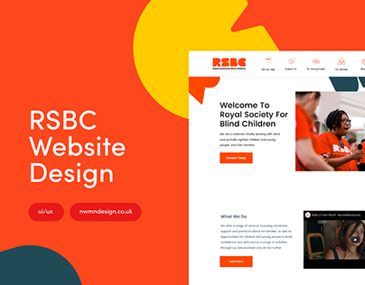 Royal Society Of The Blind - Website Design