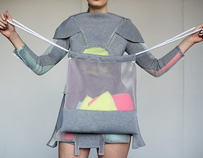 Color Changing Spacesuit from S/S16 Knitwear Collection
