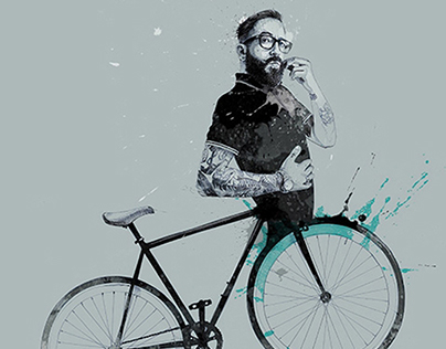David Despau / Poster / In Bicycle We Trust / Madrid