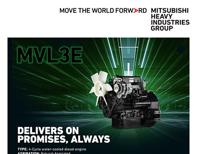 Mitsubishi + Diesel Engines + Copywriting