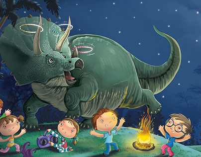 Dino Story of children book