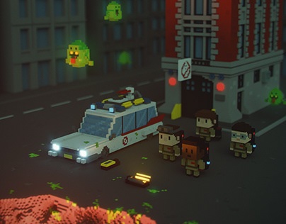 Ghostbusters Magicavoxel