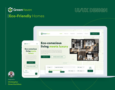 Project thumbnail - Green Heaven Eco-Friendly Homes Landing Page