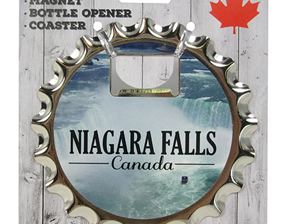 Niagara Falls Bottle Cap Opener Magnet