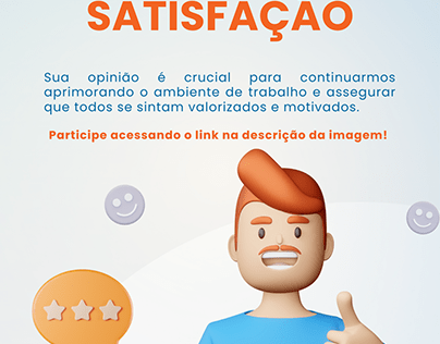 Material de Divulgação - Pesquisa de Satisfação