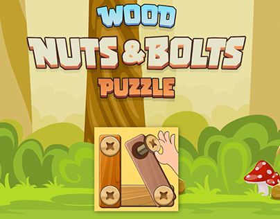 WOOD NUTS & BOLTS PUZZLE