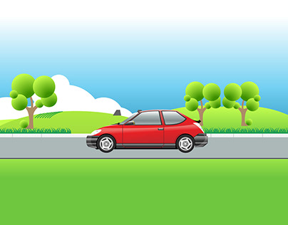 Car & Water Pump Animation