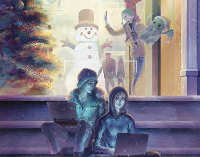 Project thumbnail - Book cover - Botnets de Noël, 2023 (KeoT)