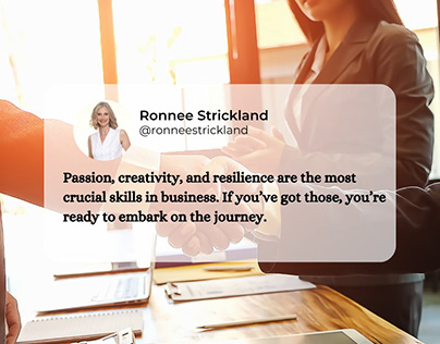 Ronnee Strickland specializes in business