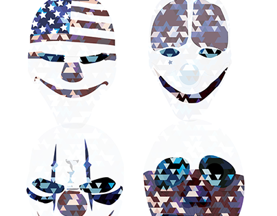 Payday 2 Masks Illustration (In 10 minutes)