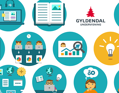 DIGITAL ILLUSTRATIONS // Gyldendal - Digital Learning