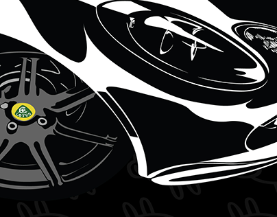 Lotus Elise - Custom Car illustration