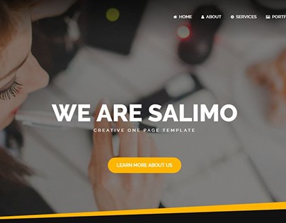 Salimo - Creative One Page Template