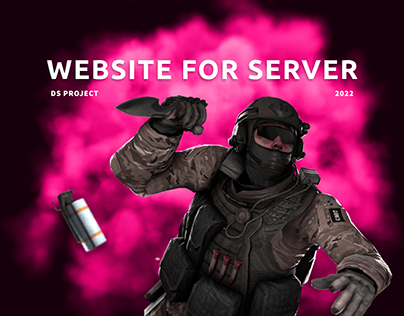 Website design for gaming server CS:GO