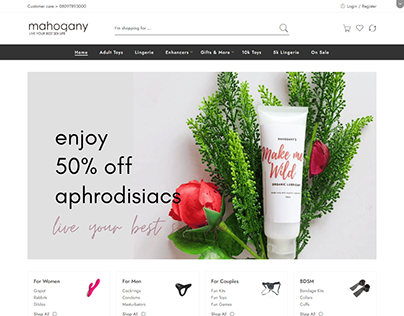 Responsive E-commerce website
