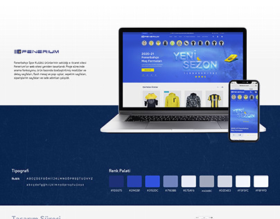 Fenerium Website Tasarımı