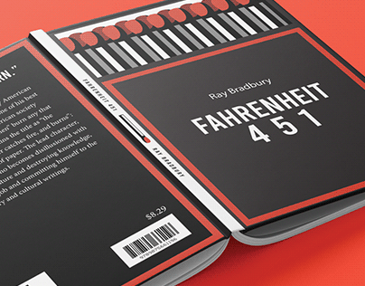 Fahrenheit 451 Book Cover Design