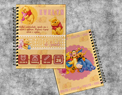 Caderneta de Vacina do Ursinho Pooh