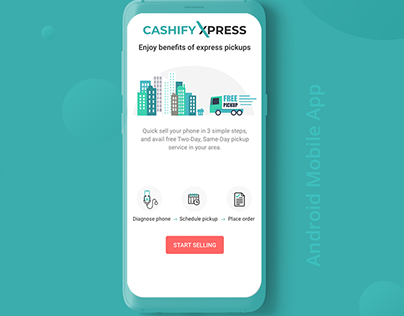 Cashify Express Android UI UX Design