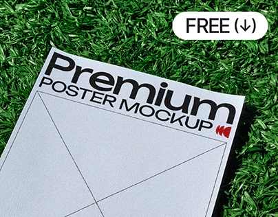 Free Premium Poster Mockup Set — Vol. 1