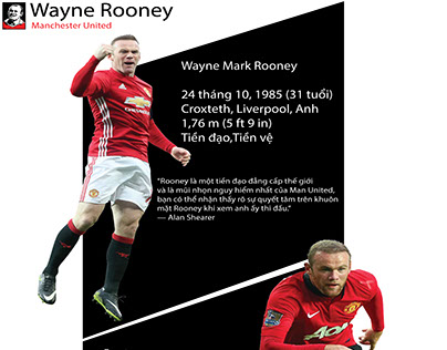 Wayne Rooney infographics