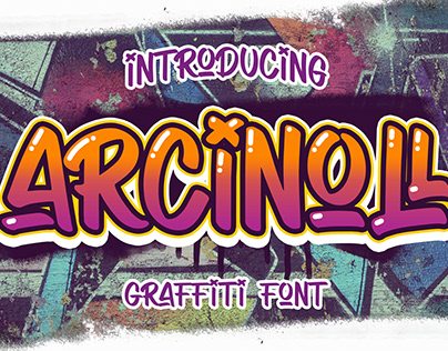 Arcinoll Graffitti Font - Preview Font Project
