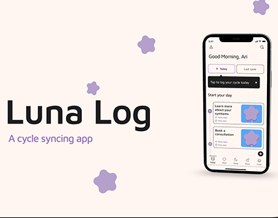 Luna Log | A cycle syncing app