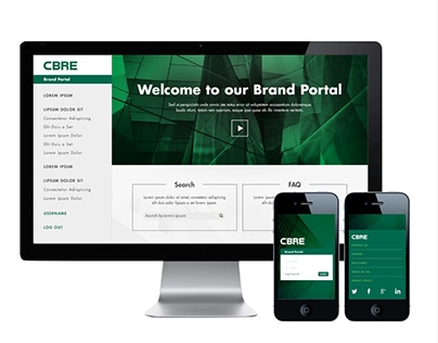 CBRE Portal, Campaign launch & website