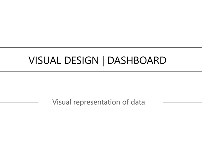 DASHBOARD | Visual Design