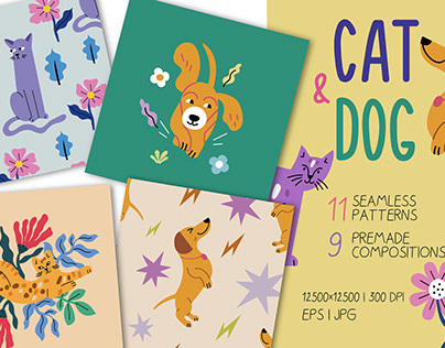 Cat & Dog Graphic Collection