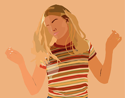Margot Robbie Illustration