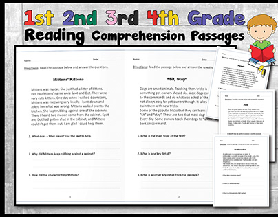 1st 2nd 3rd 4th Grade Reading Comprehension Passages