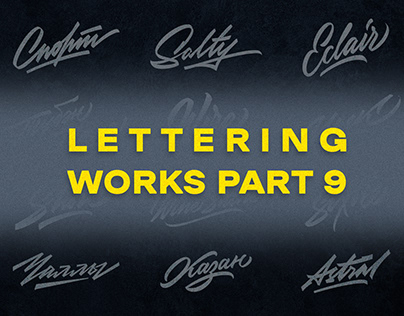 Lettering Projects Part 9