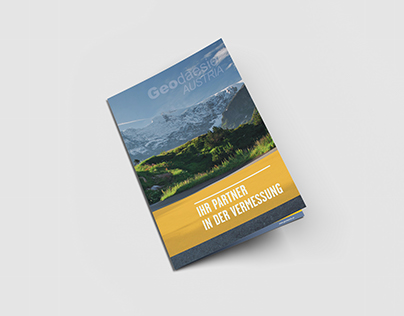 Brochure Design "Geodaesie Austria"