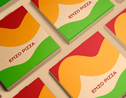 Enzo Pizza brand identity