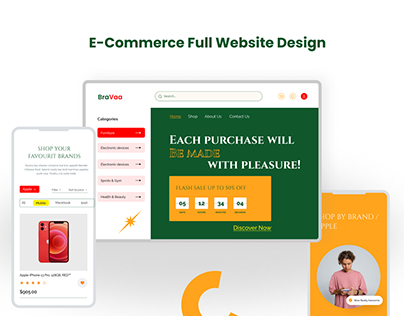E-commerce website case study
