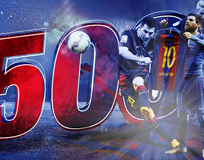 Leo Messi 500 goals for FC Barcelona