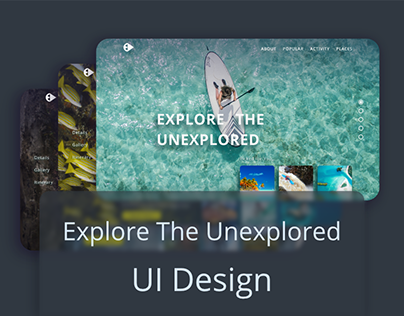 Explore The Unexplored - UI Design Challenge